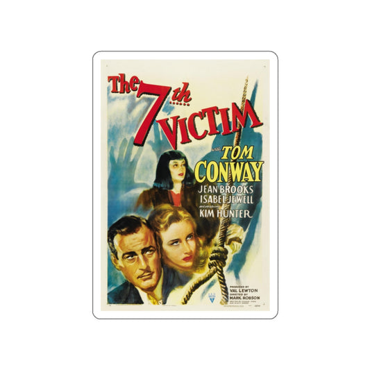 THE 7TH VICTIM 1943 Movie Poster STICKER Vinyl Die-Cut Decal-White-The Sticker Space