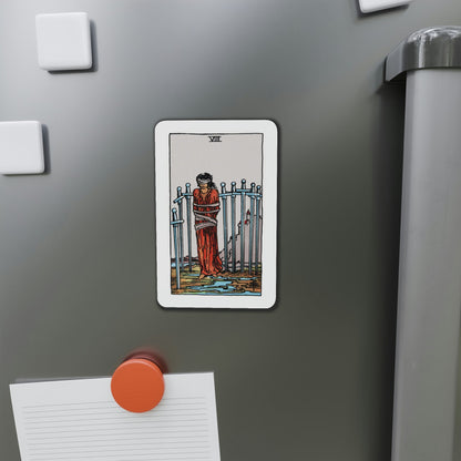 The 8 of Swords (Tarot Card) Die-Cut Magnet-The Sticker Space