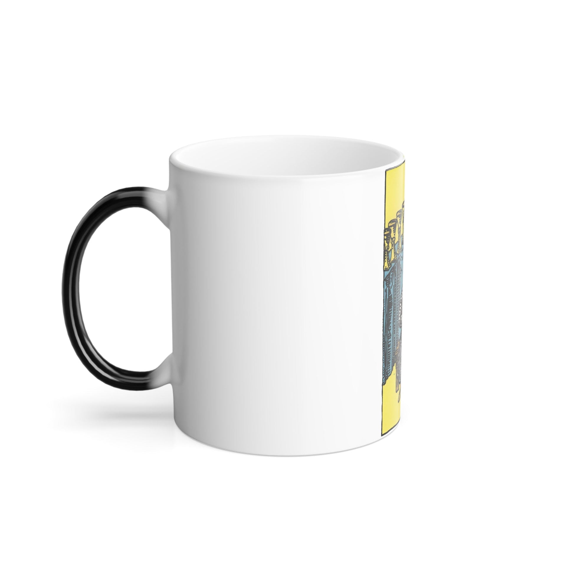The 9 of Cups (Tarot Card) Color Changing Mug 11oz-11oz-The Sticker Space