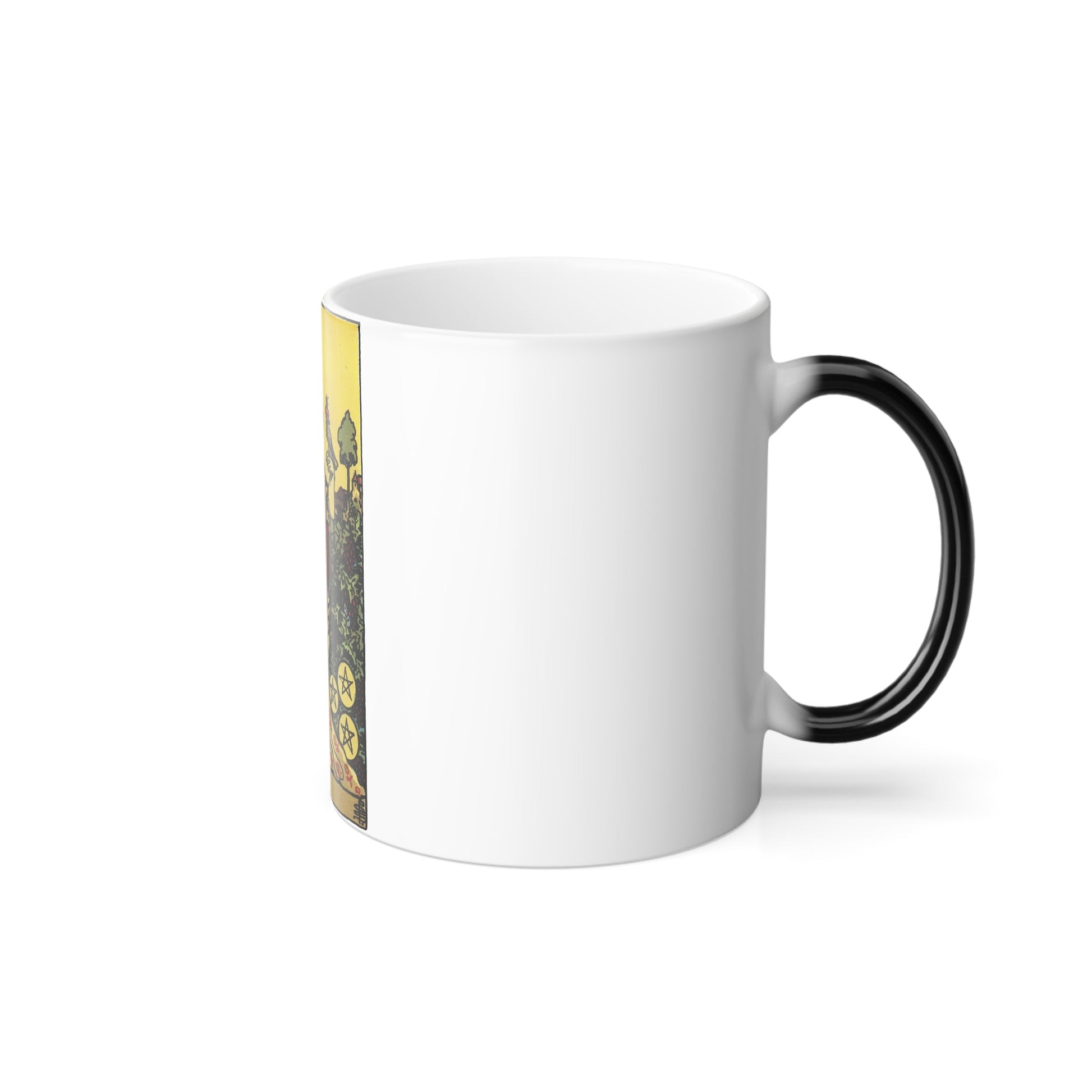 The 9 of Pentacles (Tarot Card) Color Changing Mug 11oz-11oz-The Sticker Space