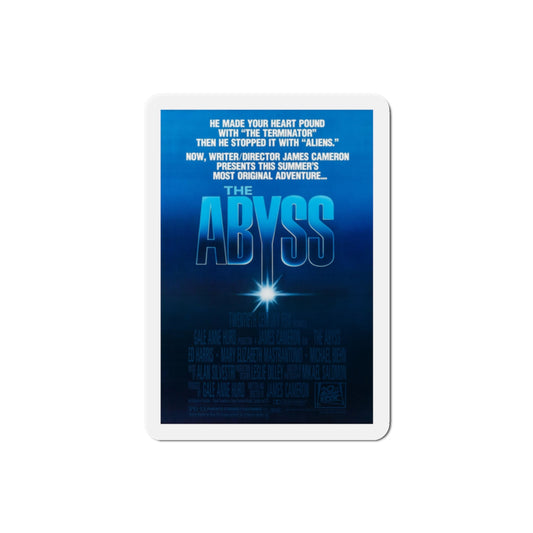 The Abyss 1989 Movie Poster Die-Cut Magnet-2" x 2"-The Sticker Space