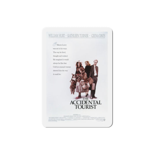 The Accidental Tourist 1988 Movie Poster Die-Cut Magnet-2" x 2"-The Sticker Space