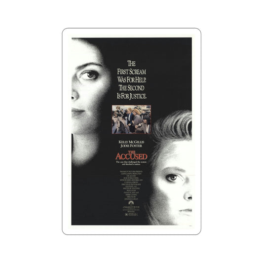 The Accused 1988 Movie Poster STICKER Vinyl Die-Cut Decal-6 Inch-The Sticker Space