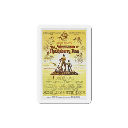 The Adventures of Huckleberry Finn 1960 Movie Poster Die-Cut Magnet-3 Inch-The Sticker Space