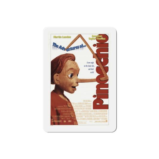 The Adventures Of Pinocchio 1996 Movie Poster Die-Cut Magnet-2" x 2"-The Sticker Space