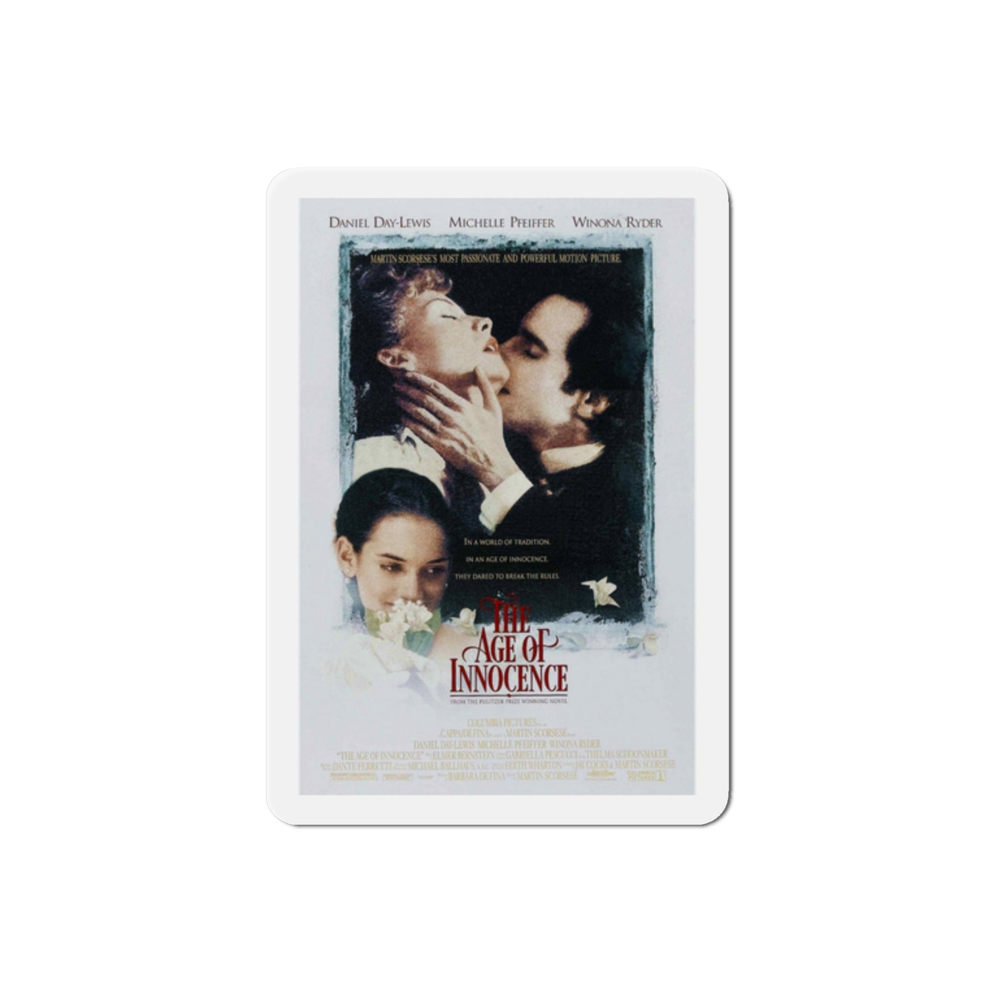 The Age of Innocence 1993 Movie Poster Die-Cut Magnet-2" x 2"-The Sticker Space