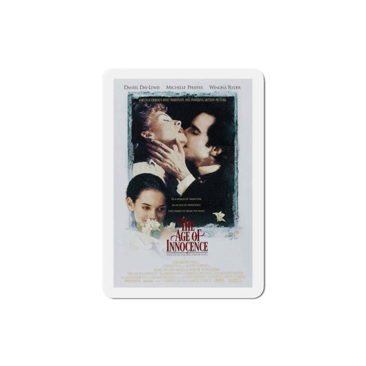 The Age of Innocence 1993 Movie Poster Die-Cut Magnet-3" x 3"-The Sticker Space