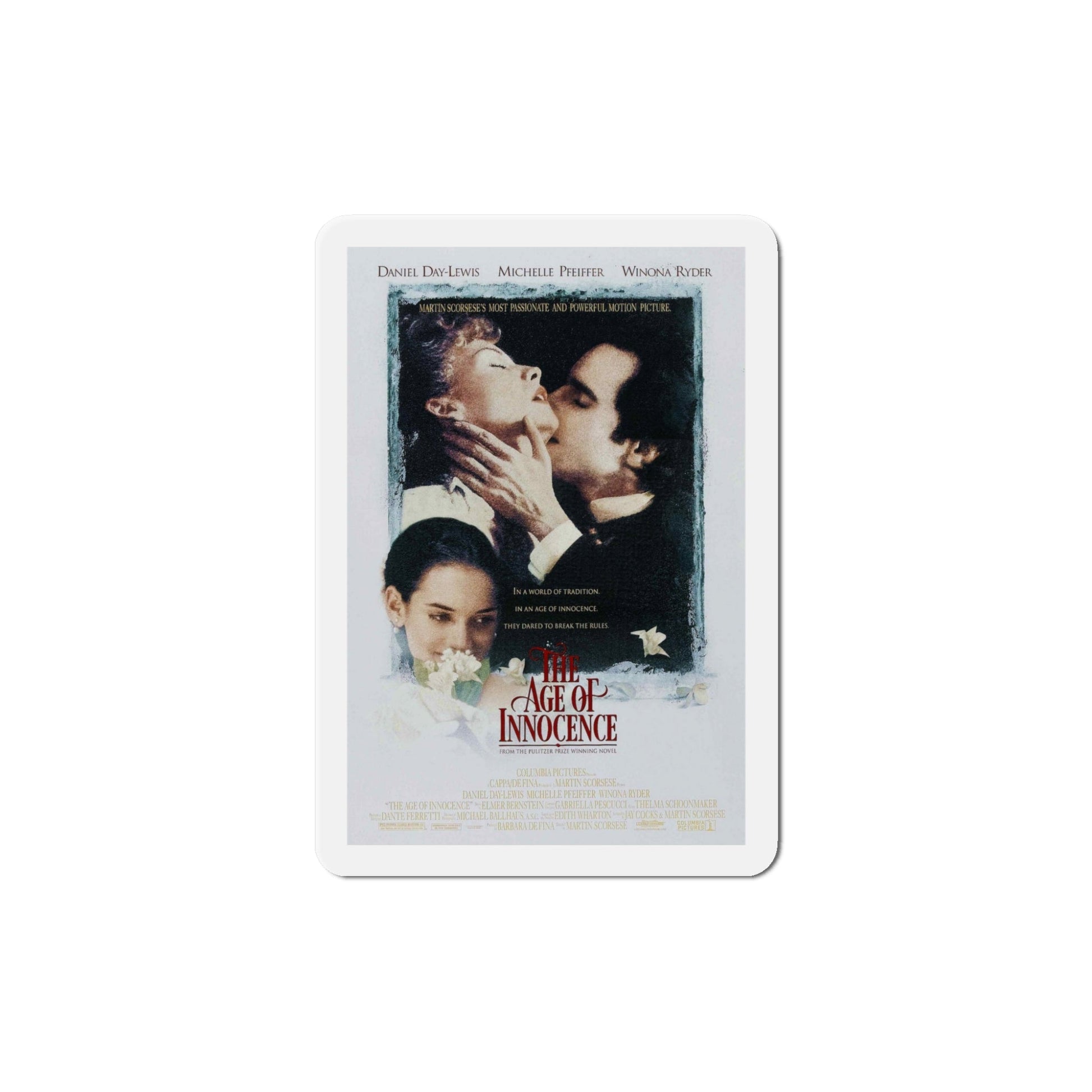 The Age of Innocence 1993 Movie Poster Die-Cut Magnet-5" x 5"-The Sticker Space