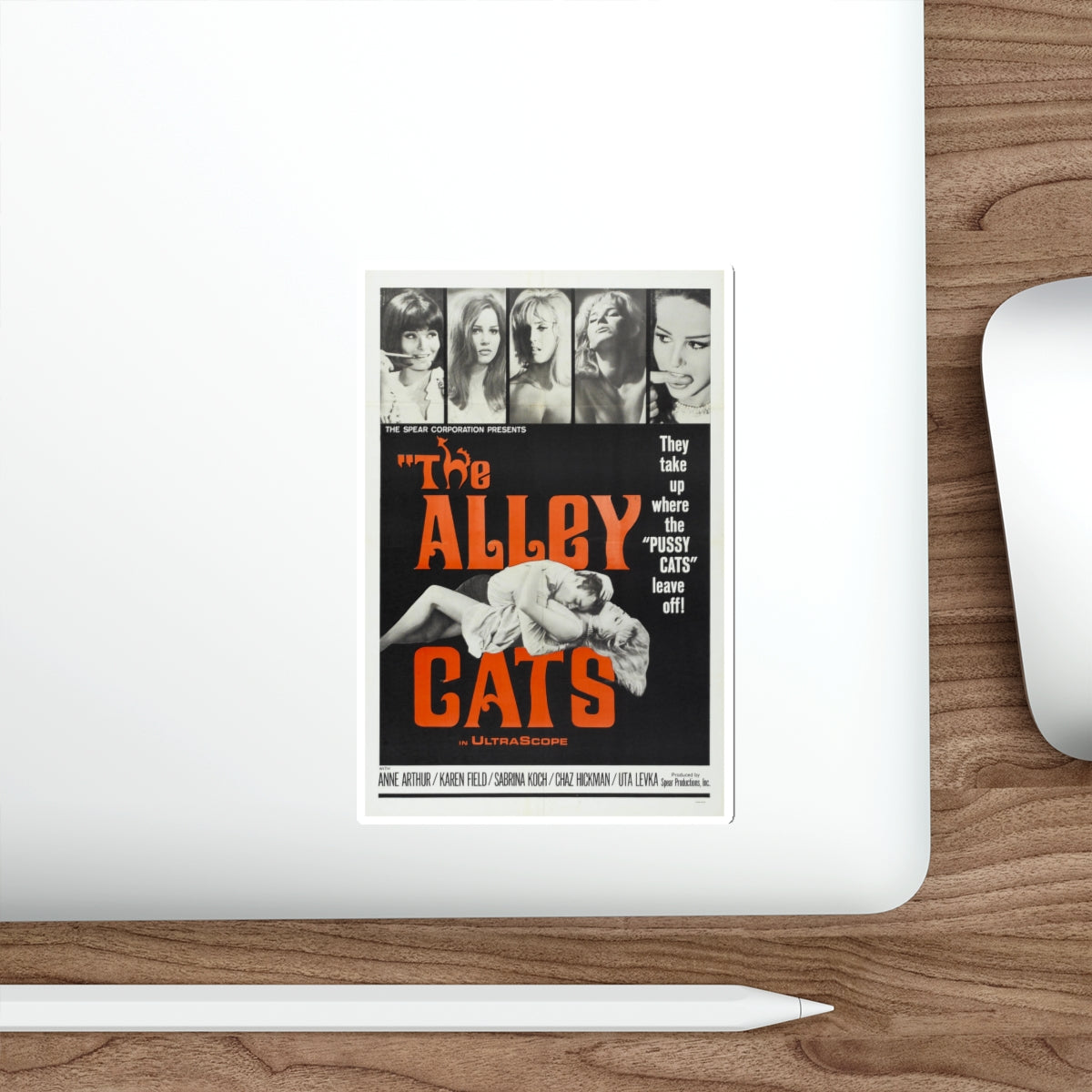 THE ALLEY CATS 1966 Movie Poster STICKER Vinyl Die-Cut Decal-The Sticker Space