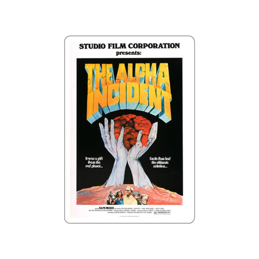 THE ALPHA INCIDENT 1976 Movie Poster STICKER Vinyl Die-Cut Decal-White-The Sticker Space