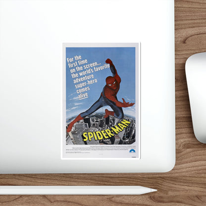 THE AMAZING SPIDER-MAN 1977 Movie Poster STICKER Vinyl Die-Cut Decal-The Sticker Space