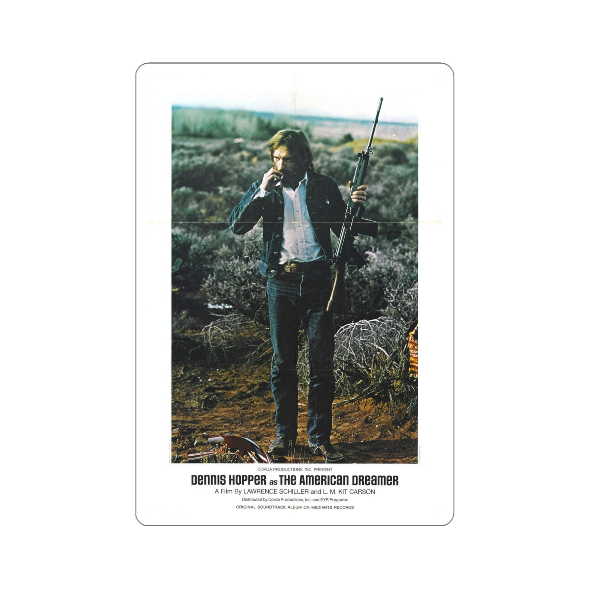 The American Dreamer 1971 Movie Poster STICKER Vinyl Die-Cut Decal-4 Inch-The Sticker Space
