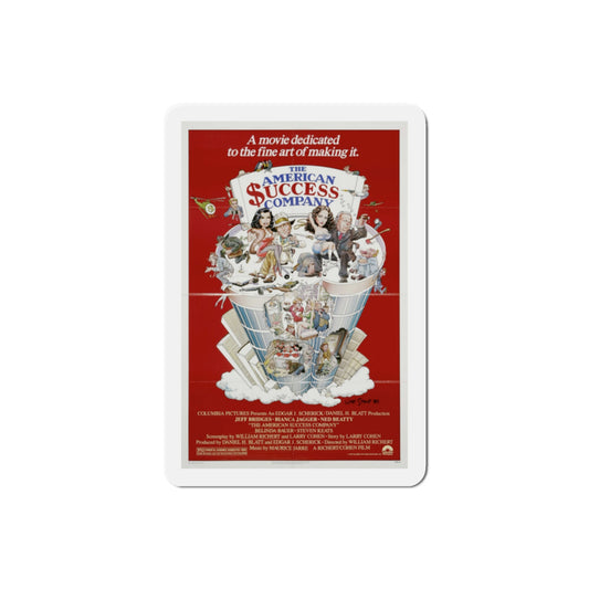 The American Success Company 1980 Movie Poster Die-Cut Magnet-2" x 2"-The Sticker Space