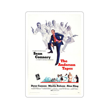 The Anderson Tapes 1971 Movie Poster STICKER Vinyl Die-Cut Decal-5 Inch-The Sticker Space