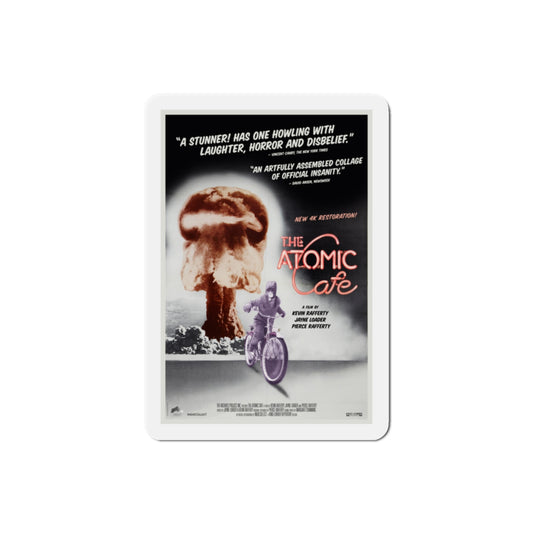 The Atomic Cafe 1982 Movie Poster Die-Cut Magnet-2" x 2"-The Sticker Space