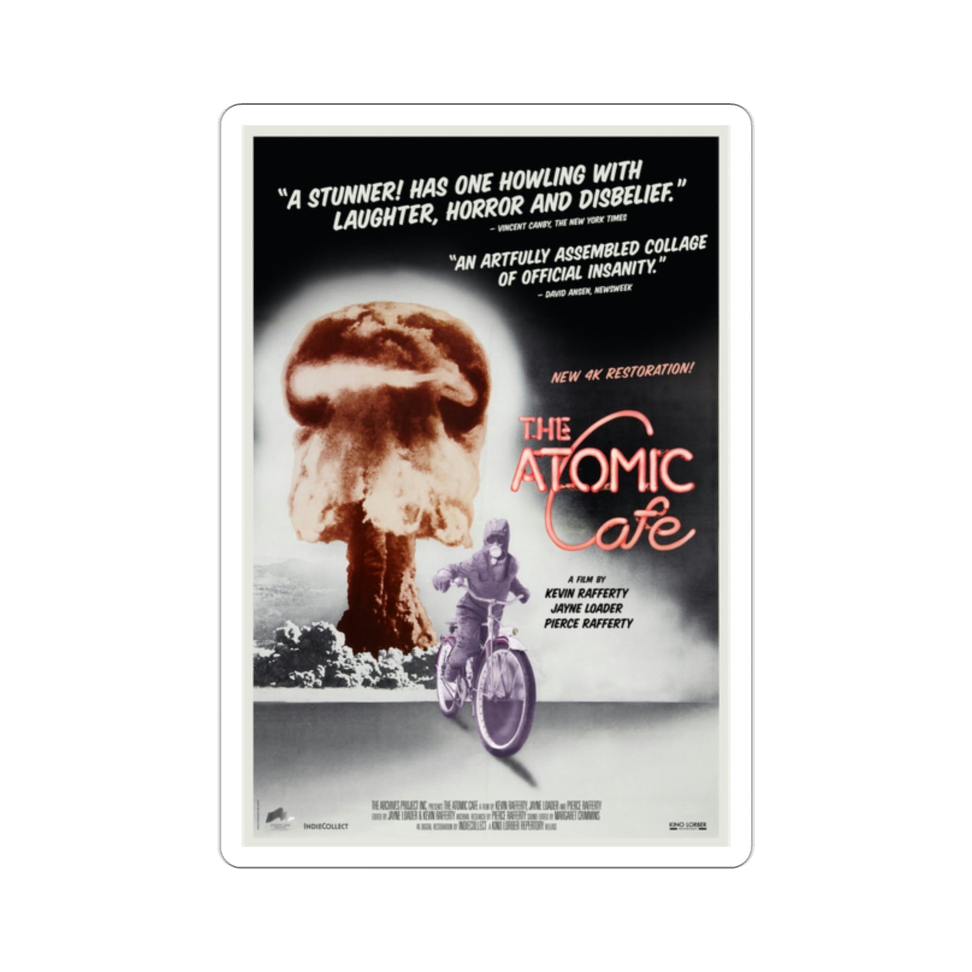 The Atomic Cafe 1982 Movie Poster STICKER Vinyl Die-Cut Decal-2 Inch-The Sticker Space