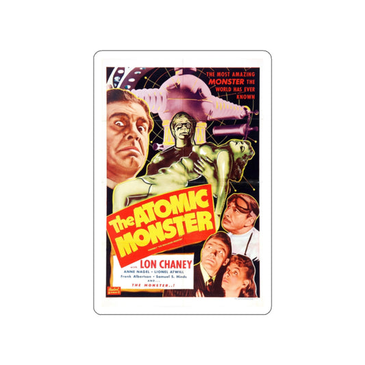 THE ATOMIC MONSTER 1941 Movie Poster STICKER Vinyl Die-Cut Decal-White-The Sticker Space