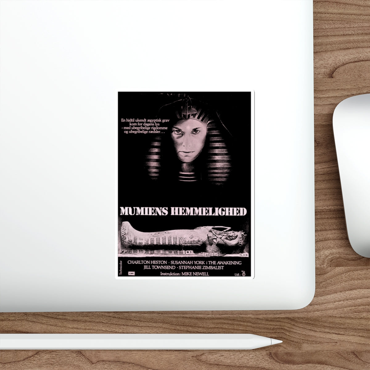 THE AWAKENING (DANISH) 1980 Movie Poster STICKER Vinyl Die-Cut Decal-The Sticker Space