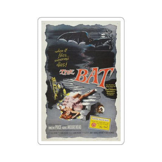 The Bat 1959 Movie Poster STICKER Vinyl Die-Cut Decal-6 Inch-The Sticker Space