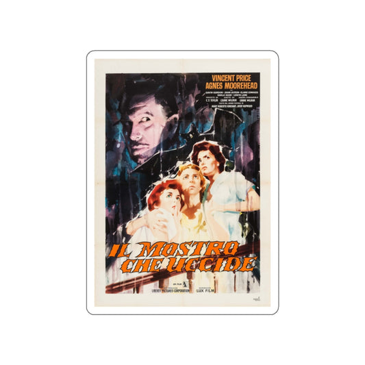 THE BAT (ITALIAN) 1959 Movie Poster STICKER Vinyl Die-Cut Decal-White-The Sticker Space