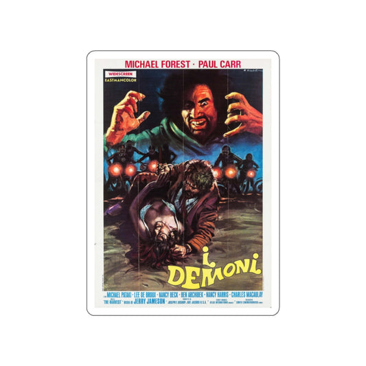THE BAT PEOPLE (ITALIAN) 1974 Movie Poster STICKER Vinyl Die-Cut Decal-White-The Sticker Space