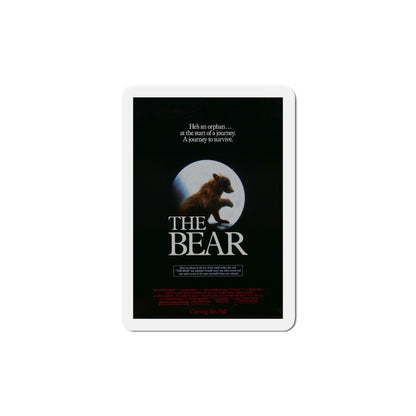 The Bear 1989 Movie Poster Die-Cut Magnet-6 × 6"-The Sticker Space
