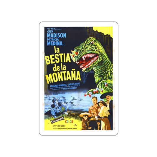 THE BEAST OF HOLLOW MOUNTAIN (3) 1956 Movie Poster STICKER Vinyl Die-Cut Decal-White-The Sticker Space