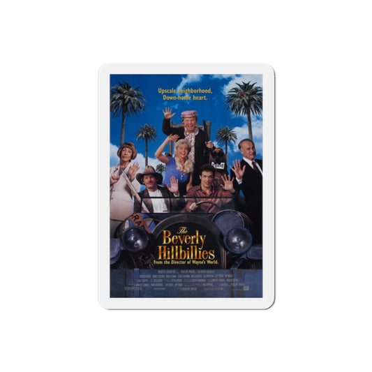 The Beverly Hillbillies 1993 Movie Poster Die-Cut Magnet-2" x 2"-The Sticker Space