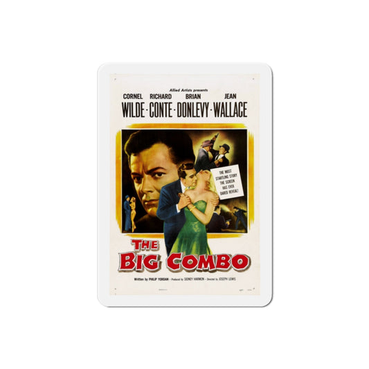 The Big Combo 1955 Movie Poster Die-Cut Magnet-2 Inch-The Sticker Space