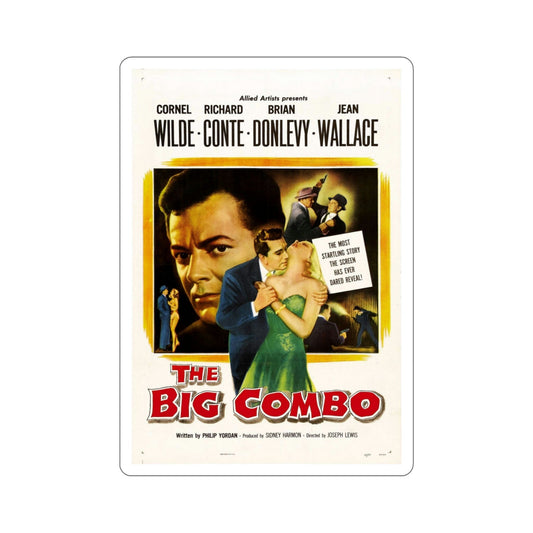 The Big Combo 1955 Movie Poster STICKER Vinyl Die-Cut Decal-6 Inch-The Sticker Space