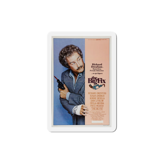 The Big Fix 1978 Movie Poster Die-Cut Magnet-3" x 3"-The Sticker Space