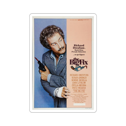 The Big Fix 1978 Movie Poster STICKER Vinyl Die-Cut Decal-6 Inch-The Sticker Space