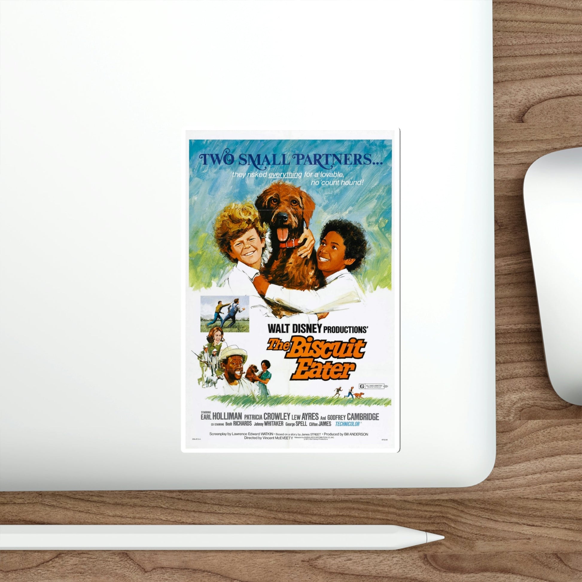 The Biscuit Eater 1972 Movie Poster STICKER Vinyl Die-Cut Decal-The Sticker Space