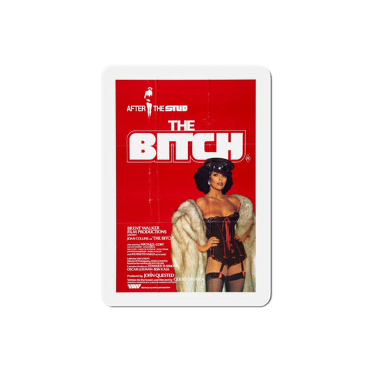 The Bitch 1979 Movie Poster Die-Cut Magnet-2" x 2"-The Sticker Space
