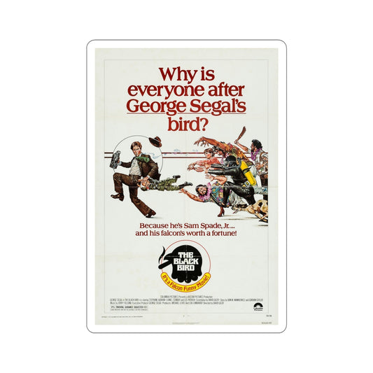 The Black Bird 1975 Movie Poster STICKER Vinyl Die-Cut Decal-6 Inch-The Sticker Space