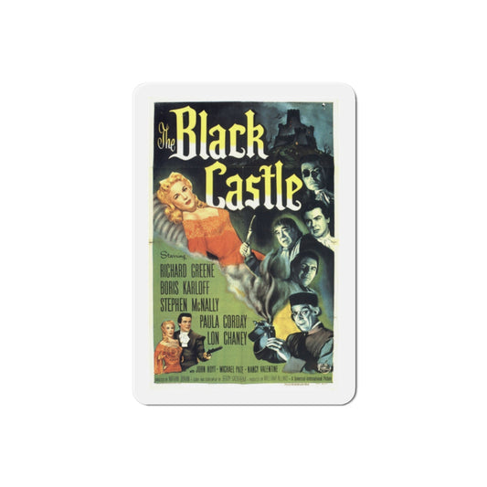 The Black Castle 1952 Movie Poster Die-Cut Magnet-2 Inch-The Sticker Space