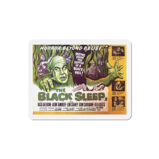 The Black Sleep 1956 Movie Poster Die-Cut Magnet-2 Inch-The Sticker Space