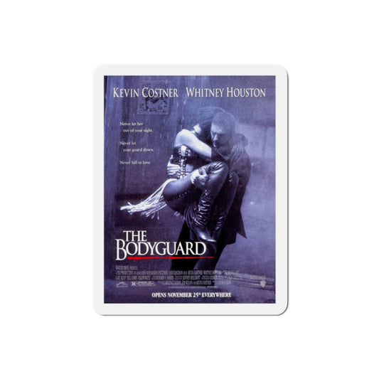 The Bodyguard 1992 Movie Poster Die-Cut Magnet-2" x 2"-The Sticker Space