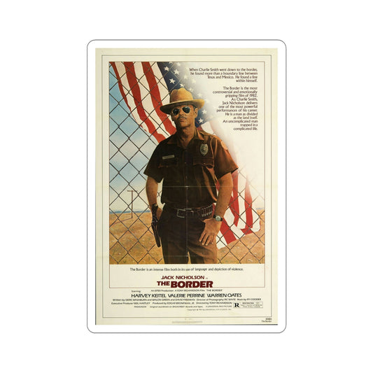 The Border 1982 Movie Poster STICKER Vinyl Die-Cut Decal-6 Inch-The Sticker Space