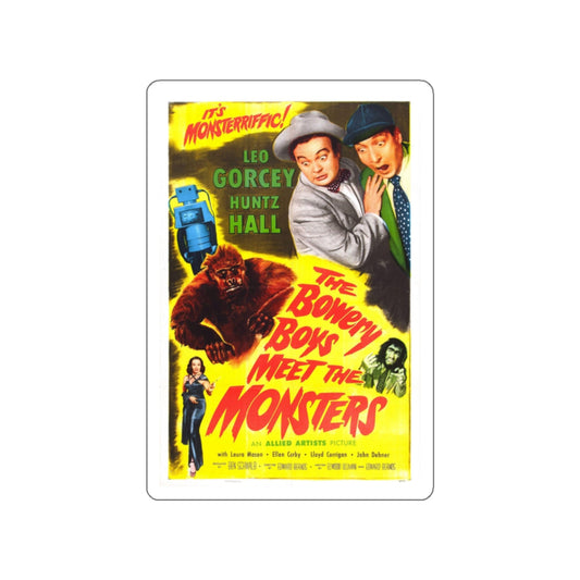 THE BOWERY BOYS MEET THE MONSTERS 1954 Movie Poster STICKER Vinyl Die-Cut Decal-White-The Sticker Space