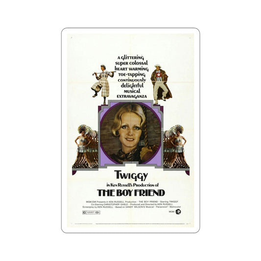 The Boy Friend 1971 Movie Poster STICKER Vinyl Die-Cut Decal-6 Inch-The Sticker Space