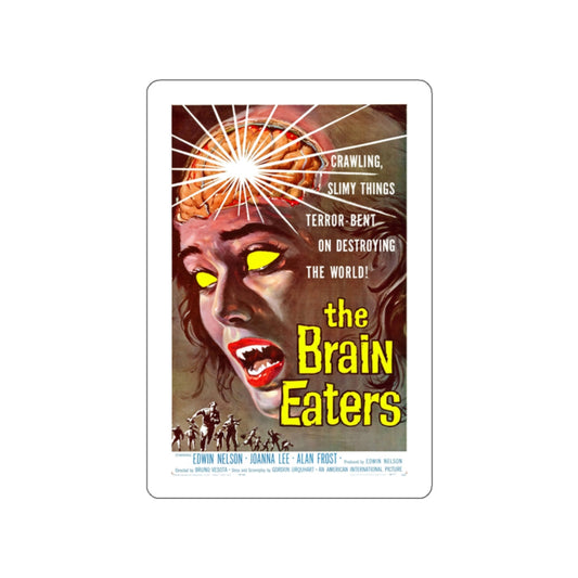 THE BRAIN EATERS 1958 Movie Poster STICKER Vinyl Die-Cut Decal-White-The Sticker Space