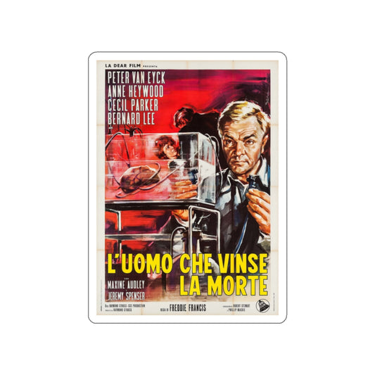 THE BRAIN (ITALIAN) 1962 Movie Poster STICKER Vinyl Die-Cut Decal-White-The Sticker Space