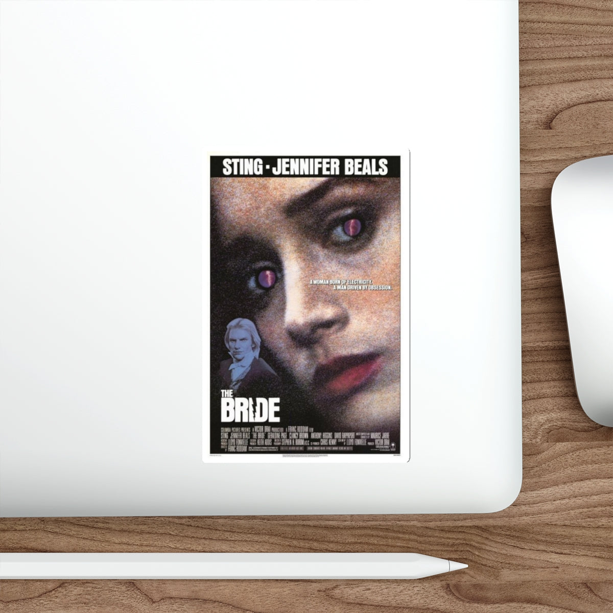 THE BRIDE 1985 Movie Poster STICKER Vinyl Die-Cut Decal-The Sticker Space