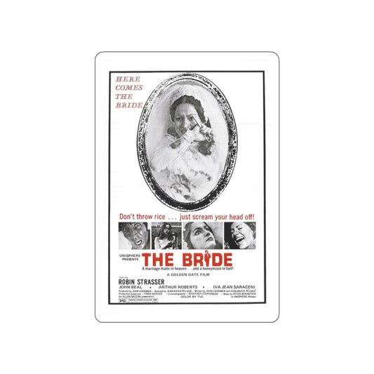 THE BRIDE (THE HOUSE THAT CRIED MURDER) 1973 Movie Poster STICKER Vinyl Die-Cut Decal-White-The Sticker Space
