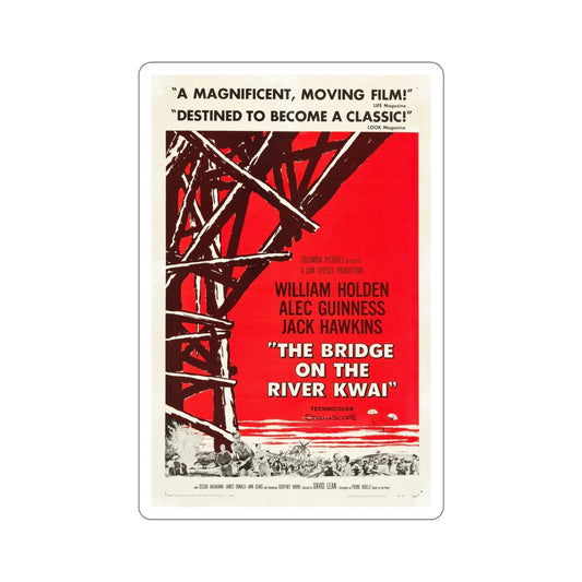 The Bridge on the River Kwai 1957 v2 Movie Poster STICKER Vinyl Die-Cut Decal-6 Inch-The Sticker Space
