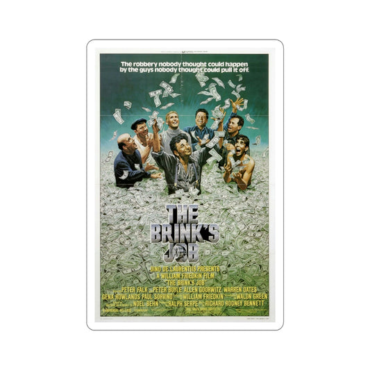 The Brink's Job 1978 Movie Poster STICKER Vinyl Die-Cut Decal-6 Inch-The Sticker Space