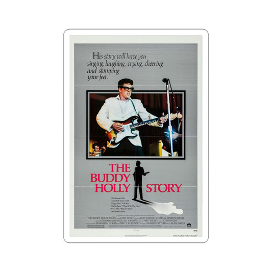 The Buddy Holly Story 1978 Movie Poster STICKER Vinyl Die-Cut Decal-6 Inch-The Sticker Space