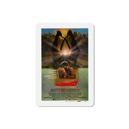 The Burning 1981 Movie Poster Die-Cut Magnet-2" x 2"-The Sticker Space