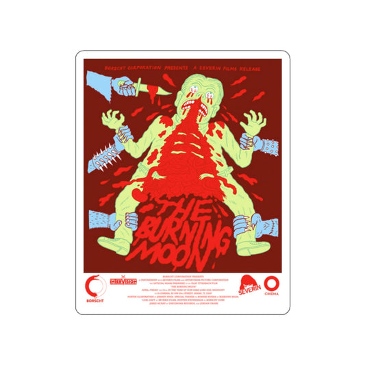 THE BURNING MOON 1992 Movie Poster STICKER Vinyl Die-Cut Decal-White-The Sticker Space